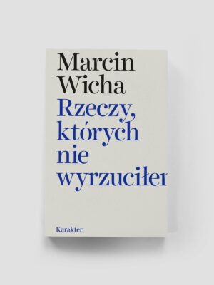 wicha-wiz Mockup okładki Rzeczy, których nie wyrzuciłem